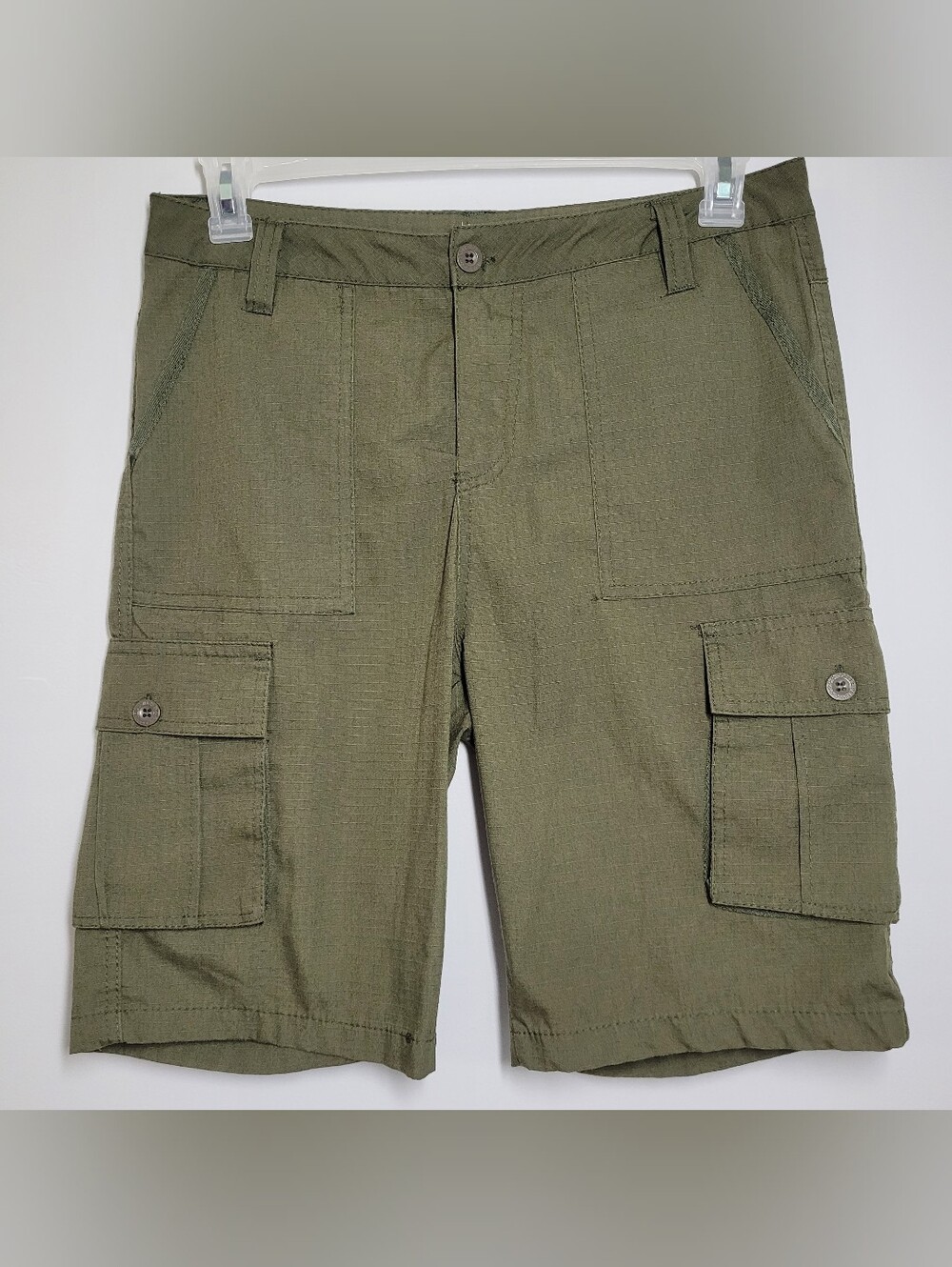 Army Green Cargo Shorts Size 31 Like New Condition